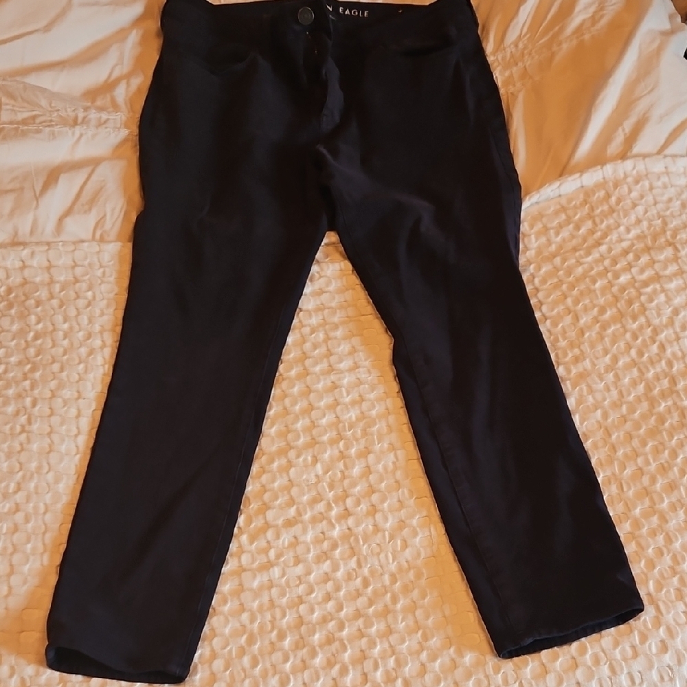Navy Skinny Fit Pants Size 14